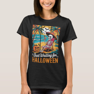Gerade Gewartet zu Halloween Shirt Spooky Geister