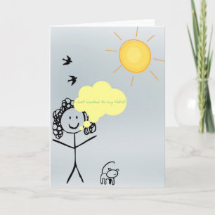 GERADE GEWOLLT, UM ZU SAGEN HALLO!!! KARTE