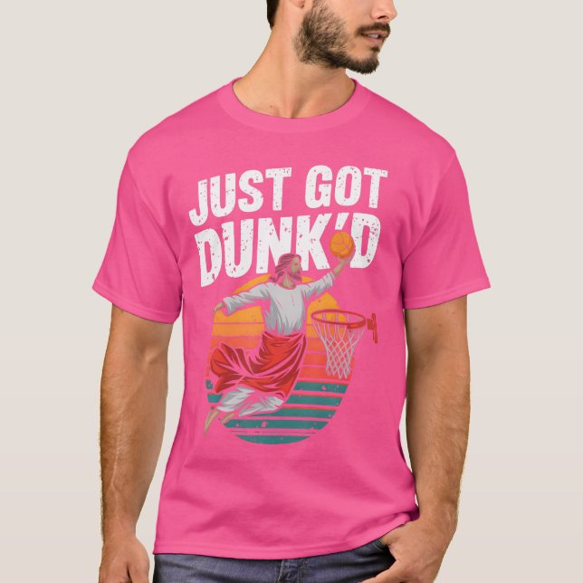 Gerade Got Dunked Jesus Dunking Taufe Taufe zu spi T-Shirt (Vorderseite)