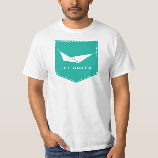 Gerade Hängematte-Weiß T-Shirt (Vorderseite)