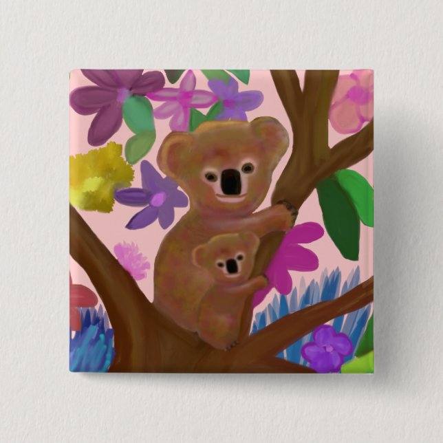 Gerade herum hängend button (Vorderseite)