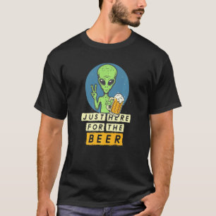 Gerade hier für die Biergrüne Alien Halloween Cost T-Shirt
