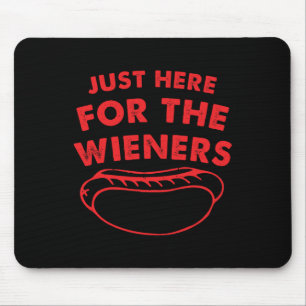 Gerade hier für die Dackeln Funny Hot Dog 4. Juli Mousepad
