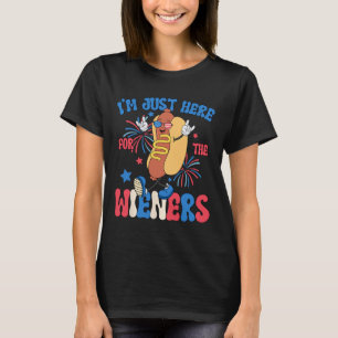 Gerade hier für die Weiners 4. Juli Funny Hot Do T-Shirt