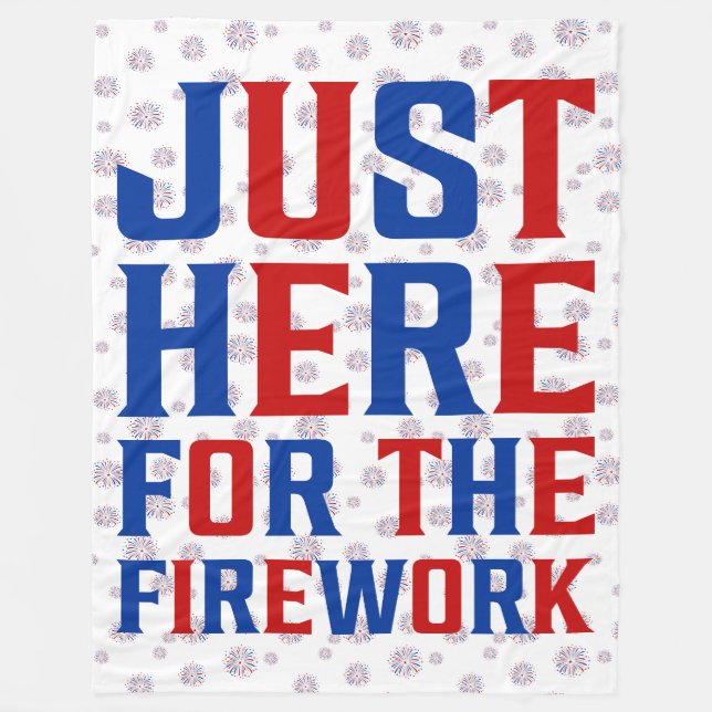 Gerade hier für Feuerwerke lustig für ein Paar Fleecedecke (Vorderseite)