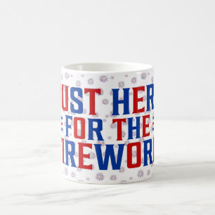 Gerade hier für Feuerwerke lustig für ein Paar Kaffeetasse