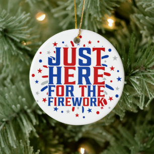Gerade hier für Feuerwerke lustig für ein Paar Keramik Ornament