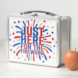 Gerade hier für Feuerwerke lustig für ein Paar Metall Brotdose