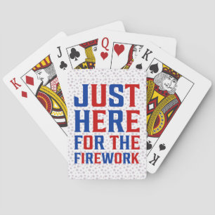 Gerade hier für Feuerwerke lustig für ein Paar Spielkarten