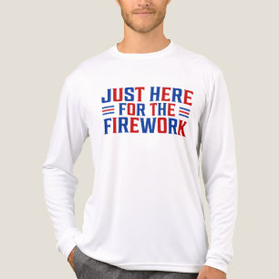 Gerade hier für Feuerwerke lustig für ein Paar Tri-Blend Shirt