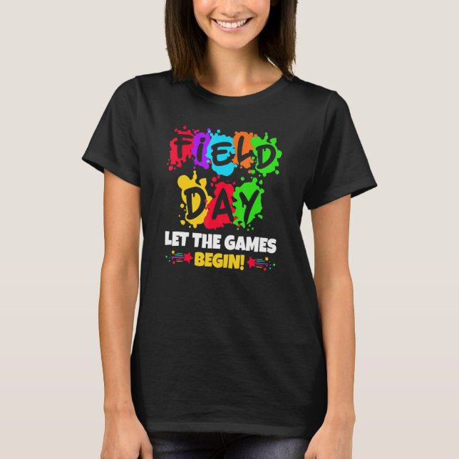 Gerade hier für Field Day Ließ der Game Begin Stud T-Shirt (Vorderseite)