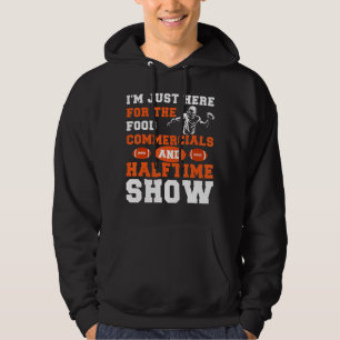 Gerade hier für Lebensmittel Werbung Halbzeitshow Hoodie