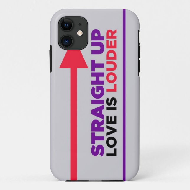 Gerade hohe Liebe ist lauterer iPhone Fall Case-Mate iPhone Hülle (Rückseite)