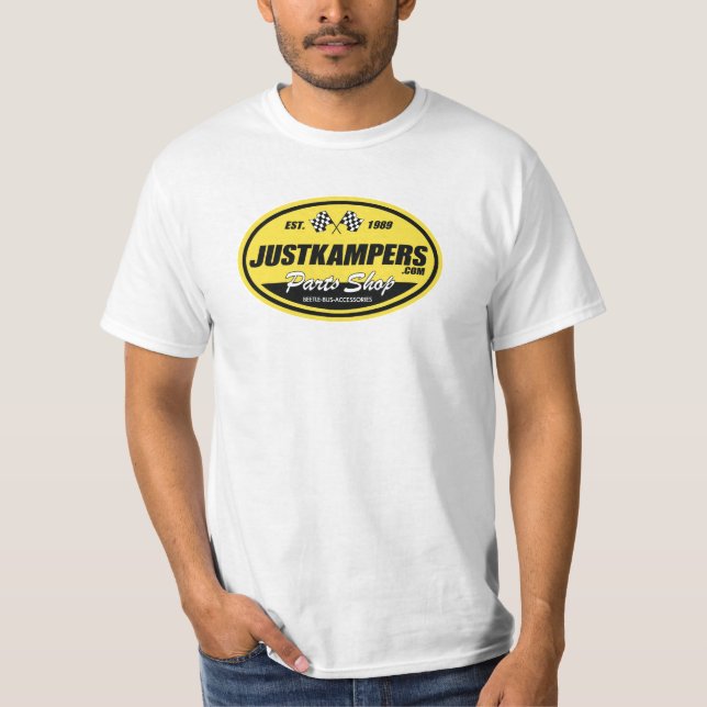 Gerade Kampers Teil-Geschäft T-Shirt (Vorderseite)