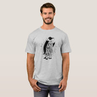 Gerade Lächeln-und Wellen-Pinguin-Logo lustig