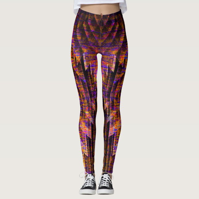 Gerade Linien Leggings (Vorderseite)