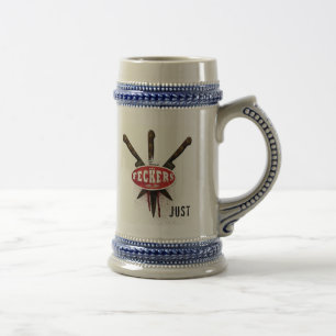 "Gerade" offizielle Grafik Stein!!! Bierglas
