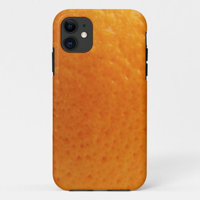 Gerade orange Case-Mate iPhone hülle (Rückseite)
