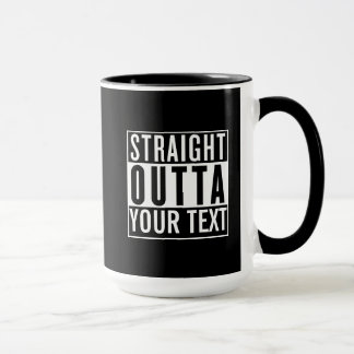Gerade Outta Gewohnheits-Tassen Tasse