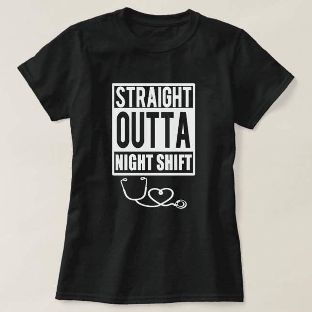 Gerade Outta T-Shirt (Design vorne)