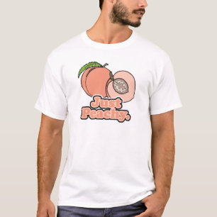 Gerade Pfirsichreif T-Shirt