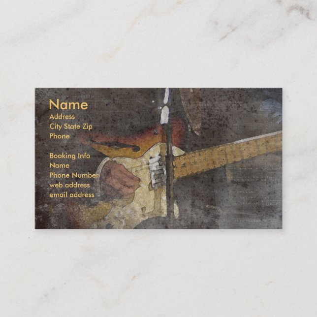 Gerade Pickin Visitenkarte (Vorderseite)