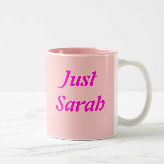 Gerade Sarah Zweifarbige Tasse (Rechts)