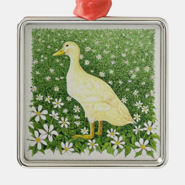 Gerade schauend ornament aus metall (Vorne)