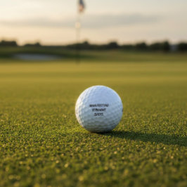 "Gerade Schläge manifestieren" Mindset Humor Gesch Golfball