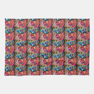 Gerade schlichtes albernes küchentuch