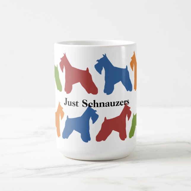 Gerade Schnauzers Kaffeetasse (Mittel)