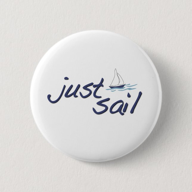 Gerade Segel Button (Vorderseite)