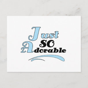 Gerade so entzückend postkarte