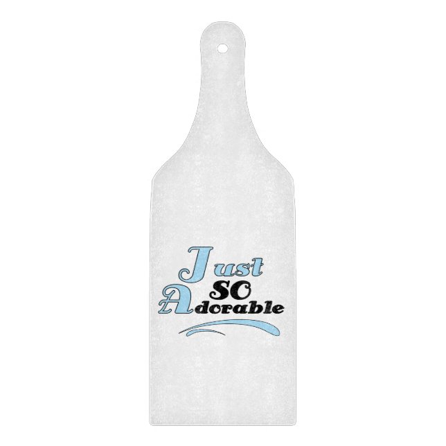 Gerade so entzückend schneidebrett (Vorderseite)