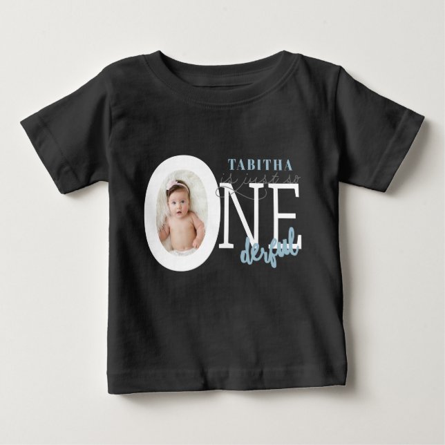 Gerade so ONEderful Baby T-shirt (Vorderseite)