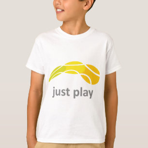 Gerade Spiel-Tennis T-Shirt
