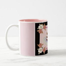 gerade ~Stressed Nachtische buchstabierte Zweifarbige Tasse