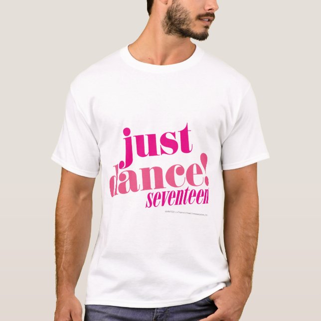 Gerade Tanz - Rosa T-Shirt (Vorderseite)