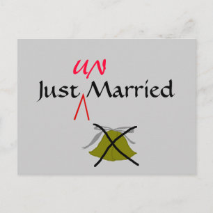 Gerade unverheiratet - Postkarte