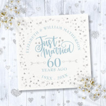 Gerade verheiratet 60. Hochzeitstag