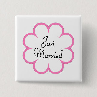 Gerade verheiratet button