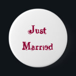 Gerade verheiratet button<br><div class="desc">Gerade verheiratete Buttone</div>