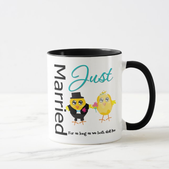 Gerade verheiratet für, solange wir beide leben tasse (Rechts)