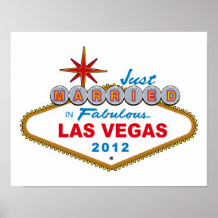 Gerade verheiratet in Fabulous Las Vegas 2012 Vega Poster