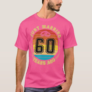 Gerade verheiratet vor 60 Jahren romantische 60. H T-Shirt