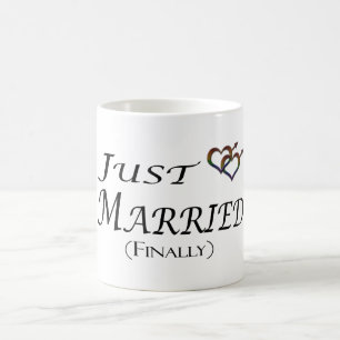 Gerade verheirateter (schließlich) Gay Pride Tasse