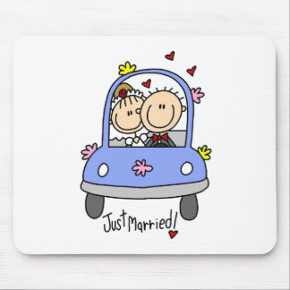 Gerade verheiratetes Mousepad