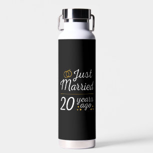Gerade vor 20 Jahren geheiratet II Trinkflasche