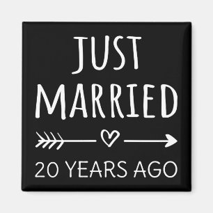 Gerade vor 20 Jahren geheiratet Magnet