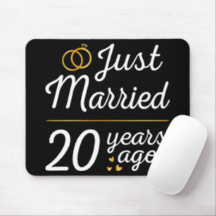 Gerade vor 20 Jahren verheiratet II Mousepad